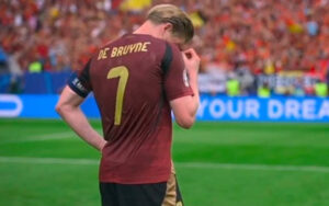 Kevin De Bruyne in tears