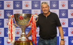 Manolo Marquez with ISL Trophy