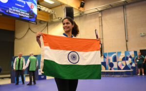 Manu Bhaker in the Paris Olympics 2024