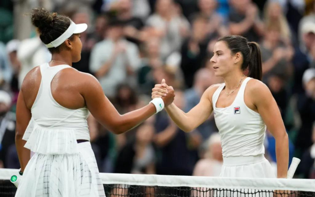 Naomi Osaka’s Mental-Health Struggles a Barrier to Grand Slam Glory Naomi Osaka and Emma Navarro in Wimbledon 2024