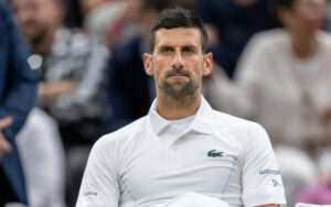 Novak Djokovic looking focussed in Wimbledon 2024