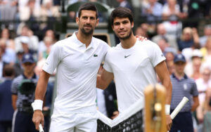 Novak Djokovic and Carlos Alcaraz