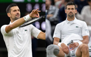 Novak Djokovic in Wimbledon 2024