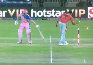 Ravichandran Ashwin running out Jos Buttler at the non-striker end in IPL