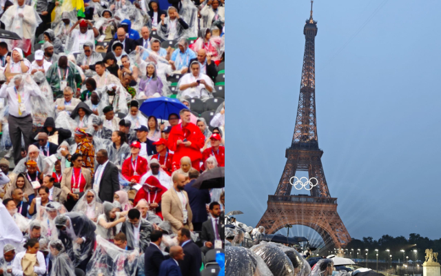 Chaos before opening ceremony indicative of the reality of our world Scenes before and after of the opening ceremony of the Paris Olympics 2024