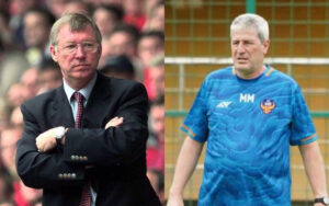 Sir Alex Ferguson and Manolo Marquez