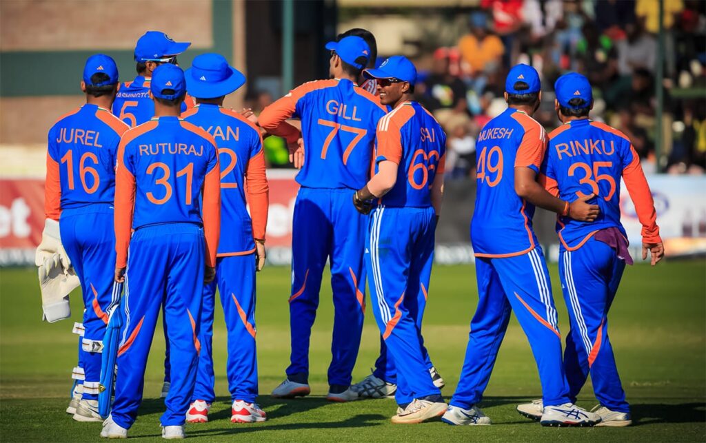 Abhishek makes 100 after zero to lead emphatic Indian reply in second T20I Team India vs Zimbabwe in 2nd T20I