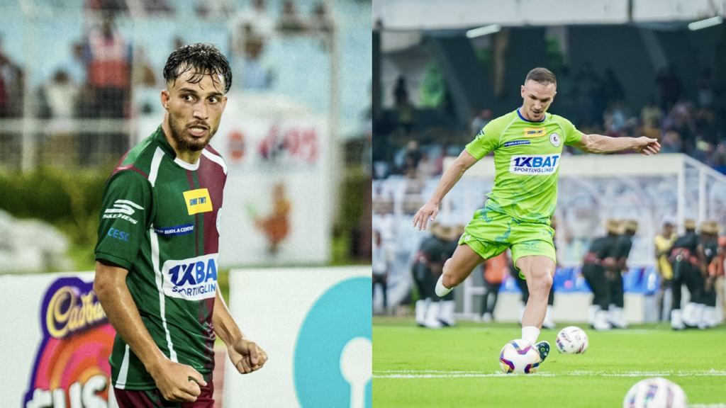 Suhail Bhat and Tom Aldred for Mohun Bagan Super Giant