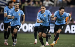 Uruguay after defeating Brazil in Copa America 2024