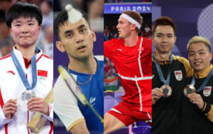 Badminton stars in the Paris Olympics 2024