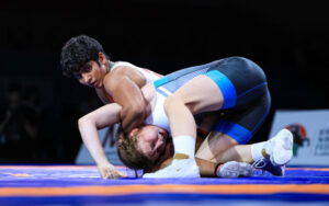 India's U-17 Wrestlers in action