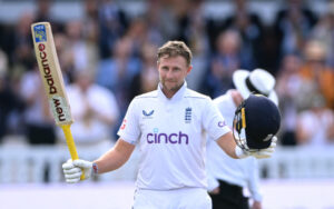 Joe Root after a Test ton for England