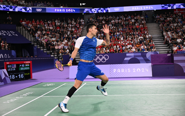 Macau Open 2025: Indian Campaign Ends in Semi-finals Lakshya Sen in action