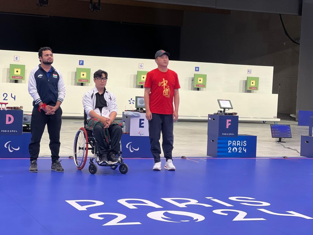 Manish Narwal Clinches Silver in Men’s 10m Air Pistol SH1