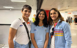 Sharmistha Gooptu and Vinesh Phogat