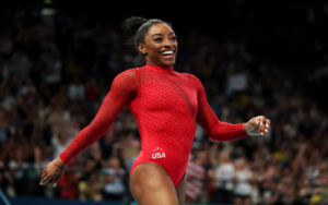 Simone Biles in action