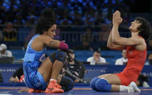 Vinesh Phogat after the win