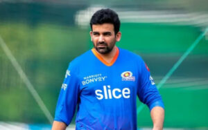 Zaheer Khan in MI Jersey