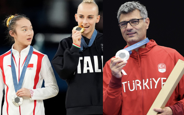 The Silver Sensations: How Second Place Often Stole the Show at the Olympics Zhou Yaqin and Yusuf Dikec at the Paris Olympics 2024