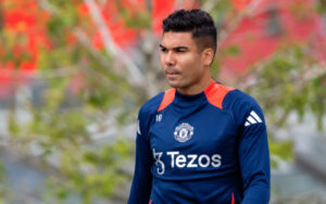 Casemiro in practice session