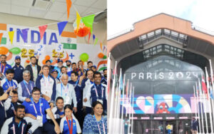 Indian Contingent celebrated their Paris Paralympics 2024 success at the Games Village