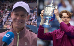 Jannik Sinner at the Australian Open and US Open