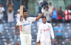 Ravichandran Ashwin after his century vs Bangladesh