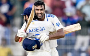 Ravichandran Ashwin with Ravindra Jadeja