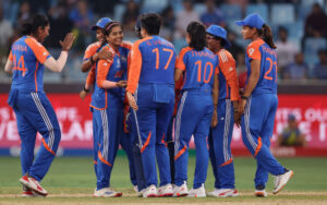 India women in all smiles against SL