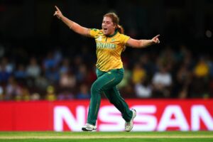 Nadine de Klerk in action for South Africa