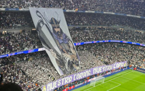 Tifo by Real Madrid's fans