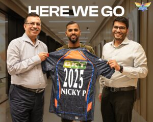 LSG's official post on Nicholas Pooran