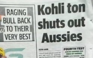 Australian Media on Virat Kohli