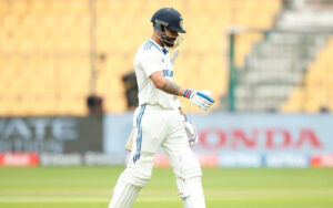 Dejected Virat Kohli