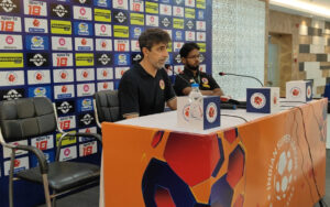 East Bengal Head Coach Oscar Bruzon in the post-match press conference