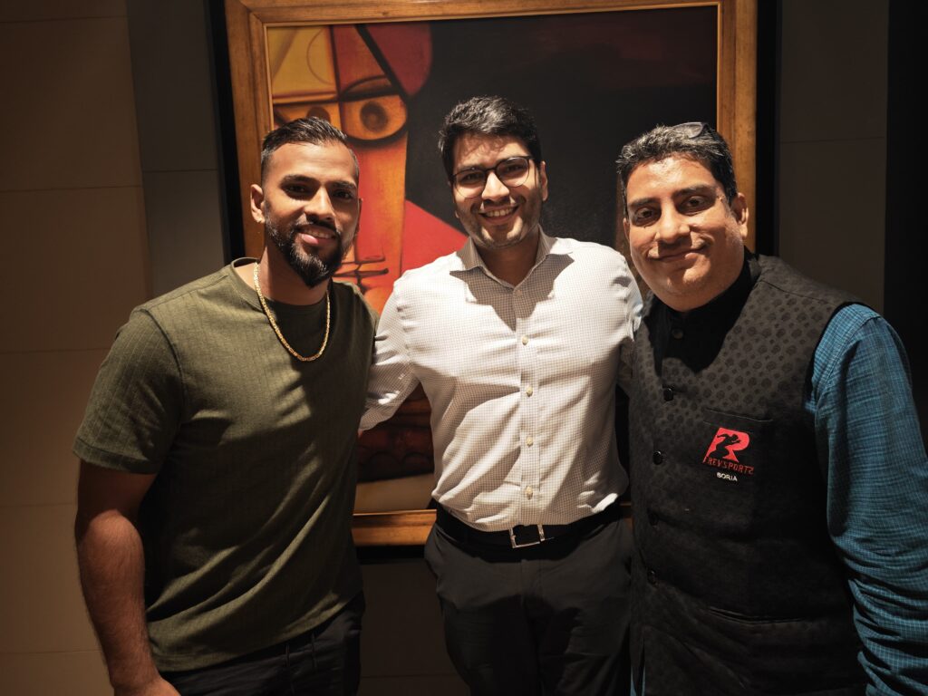 Nicholas Pooran, Shashwat Goenka, Boria Majumdar