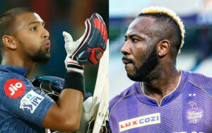 Nicholas Pooran for LSG and Andre Russell for KKR