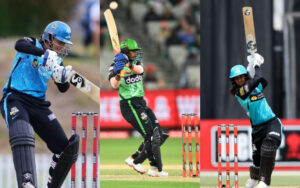 Smriti Mandhana, Deepti Sharma, and Jemimah Rodrigues in the WBBL 10