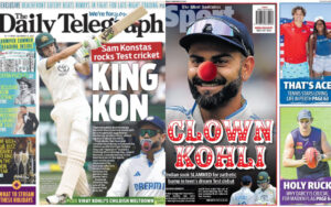 Australian media about Virat Kohli during the Boxing Day Test at the MCG