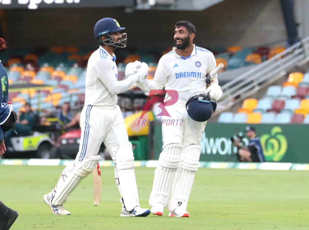 Bumrah and Akash Deep at the Gabba