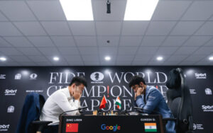 Ding Liren vs D Gukesh in the World Chess Championship