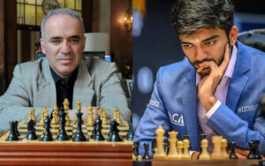 Garry Kasparov and D Gukesh