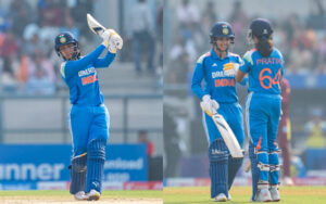 Harleen Deol and Pratika Rawal against West Indies in the 2nd ODI