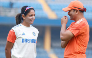 Harmanpreet Kaur and Amol Mazumdar