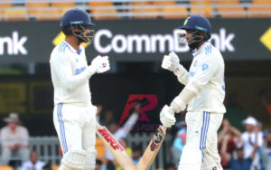 Jasprit Bumrah and Akash Deep at the Gabba