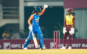 Jemimah Rodrigues vs West Indies in the 1st T20I