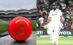 Pink Ball and Rohit Sharma at the Adelaide