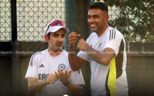 Ravichandran Ashwin with Gautam Gambhir