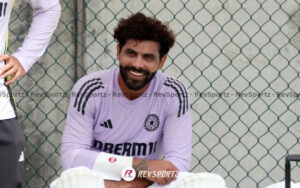 Ravindra Jadeja at the Gabba Nets ahead of the third Test vs Australia