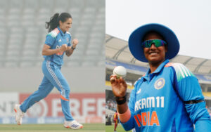 Renuka Singh and Deepti Sharma in the 3rd ODI vs West Indies